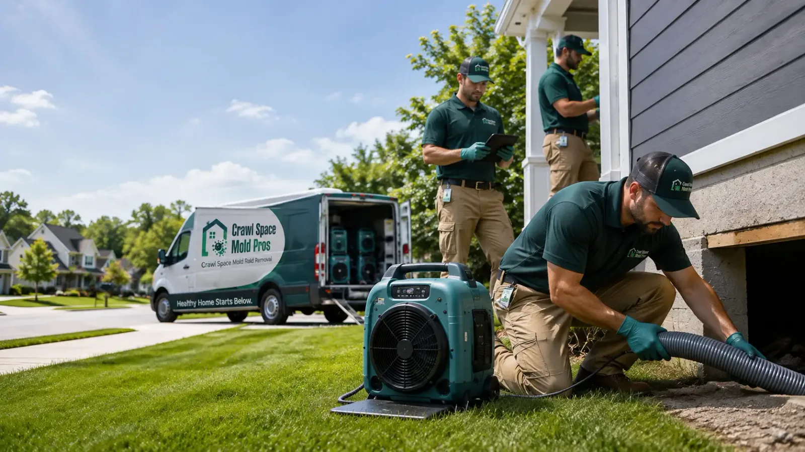 Crawl Space Mold Removal in Oldwick, NJ